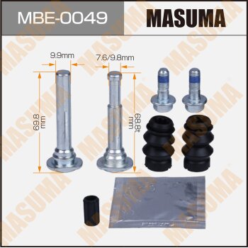Ремкомплект направляющих тормозного суппорта MASUMA, 810005 front/rear