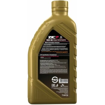 Масло моторное ZIC M9 4T 10w40 SN (синт.премиум для мот. с 4-х такт. двиг.) 1л (1/12)