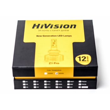 Лампа светодиодная HIVISION Z1 PRO H11, 12-24V, 20W, 6000К, к-т2шт.