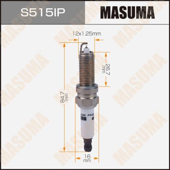 Фото свеча зажигания masuma iridium+platinum (silzkr8e8g)