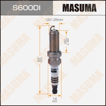 Фото свеча зажигания masuma double iridium (dilkar7g11gs) ( 91578)