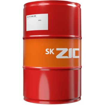Масло моторное ZIC X7 5w40 SP/CF, ACEA A3/B4 200л (бензин, синтетика)