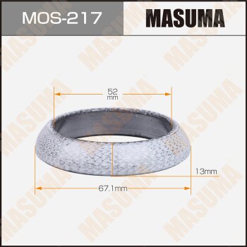 Кольцо глушителя MASUMA 52 x 67,1 x 13 mm