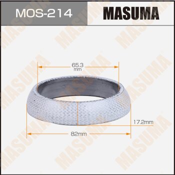 Кольцо глушителя 653x82x172 MASUMA MOS214