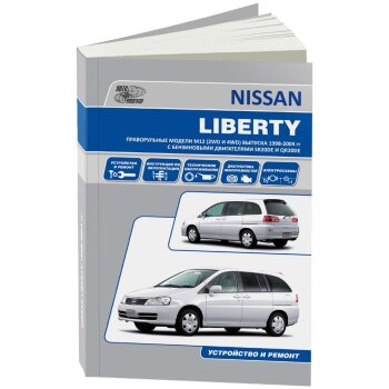 Nissan LIBERTY. Праворульные модели M12 выпуска 1998-04 гг SR20DE (1/8)
