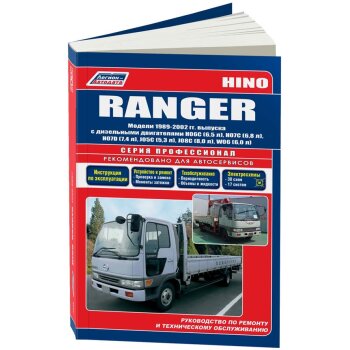 Hino Ranger, с 1986-2002г., с дв. H06(6,5), H07C(6,7), H07D(7,4), W06(5,8), J05(5,3), J07(6,6), J08