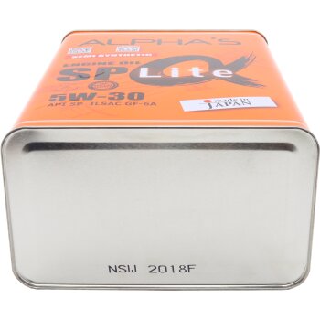 Масло моторное ALPHA'S 5W30 SP/GF-6 Lite полусинтетика 4л (1/6)