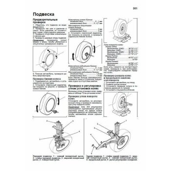 Honda Partner / Orthia / Domani, бензин 2WD/4WD", D13B, D15B, D16A, B1 с 1996-2002г( 1/6)