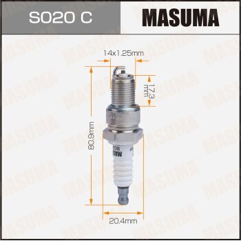 Фото свеча зажигания masuma nickel bp6es(7811)