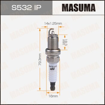 Фото свеча зажигания masuma iridium+platinum (hb6aix-11p)