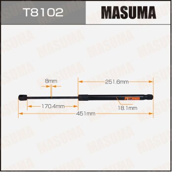 Упор газовый багажника MASUMA T8102