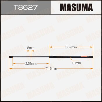 Упор газовый капота  L=745mm (1/40) MASUMA T8627