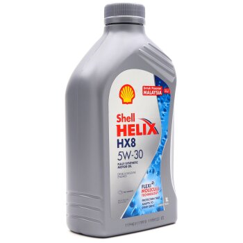 Масло моторное SHELL Helix HX8 X 5W30 SP/SN A3/В3/B4 синтетика 1л (1/12)