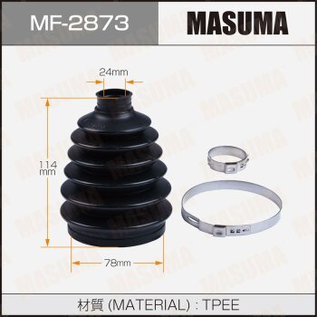 Фото пыльник шруса masuma mf-2873 (пластик) + спецхомут