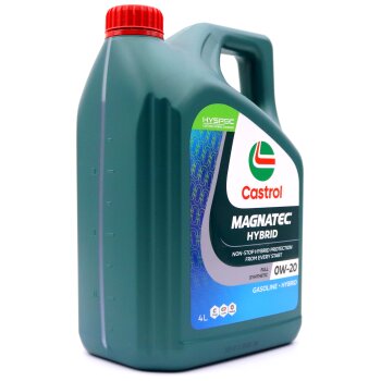 Масло моторное CASTROL HYBRID 0W20 SP/GF-6 синтетика 4л (1/4)