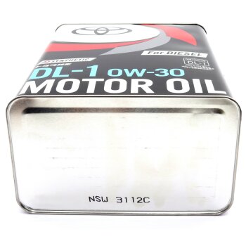 Масло моторное TOYOTA 0W30 DL-1 синтетика 4л (1/6)