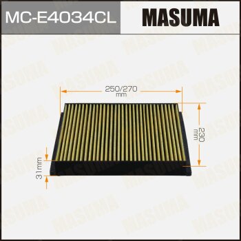 Салонный фильтр AC0114  угольный (1/20) MASUMA MCE4034CL