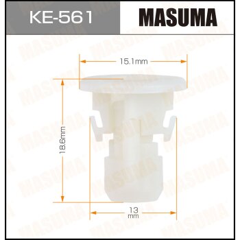 Фото клипса автомобильная (автокрепеж) masuma 561-ke [уп.50]