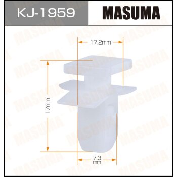 Фото клипса автомобильная (автокрепеж) masuma 1959-kj [уп.50]