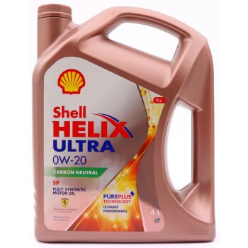 Масло моторное SHELL Helix Ultra 0W20 SP/C5 синтетика 4л (1/4)