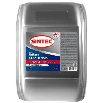 Масло моторное SINTEC SUPER 3000 10W40 SG/CD полусинтетика 20л