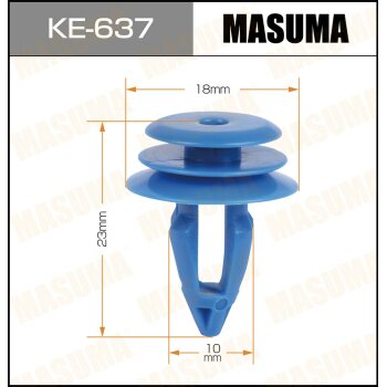 Фото клипса автомобильная (автокрепеж) masuma 637-ke [уп.50]