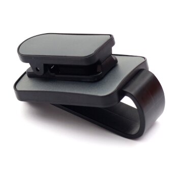 Держатель для очков на козырек , "прищепка", черный, пластик
