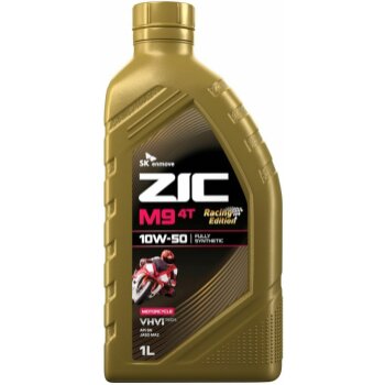 Масло моторное ZIC M9 Racing Edition 10W-50 SN 4Т (синт.премиум для мот. с 4-х такт. двиг.) 1л (1/12)