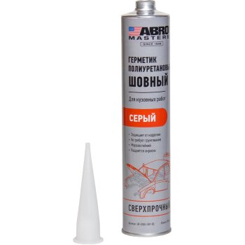 Герметик полиуретановый шовный ABRO MASTERS, Серый, бут.310 мл (1/24)