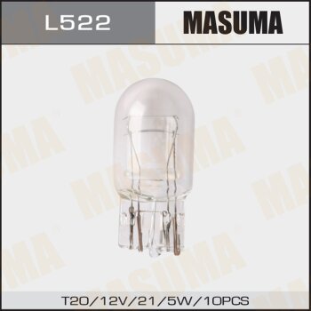 Фото фасовка лампа б/ц masuma 12v 21+5w t20 двухконтактные (уп.1 шт)