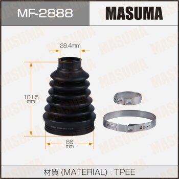 Фото пыльник шруса masuma mf-2888 (пластик) + спецхомут