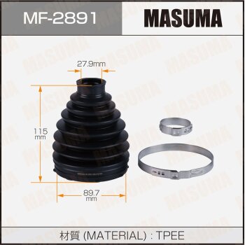 Фото пыльник шруса masuma mf-2891 (пластик) + спецхомут