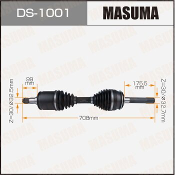 Привод в сборе MASUMA, TOYOTA LAND CRUISER 100 / UZJ100, HDJ100