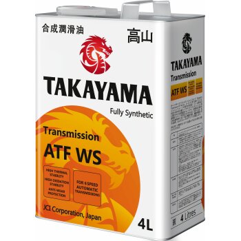 Жидкость для АКПП TAKAYAMA ATF WS синтетика 4л (металл) (1/4)
