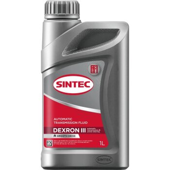 Масло трансмиссионное ATF III 1л SINTEC 324717