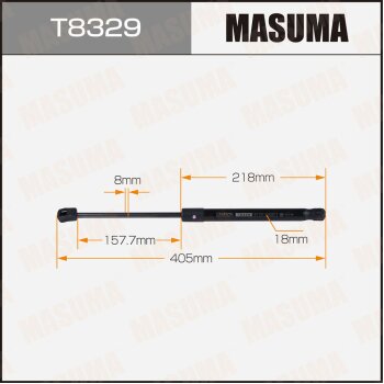 Упор газовый капота MASUMA L=405mm (1/40) MASUMA T8329
