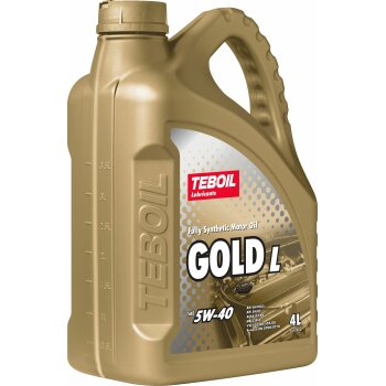 Масло моторное TEBOIL Gold L 5W40 SN/SP A3/B4 синтетика 4л (1/4)