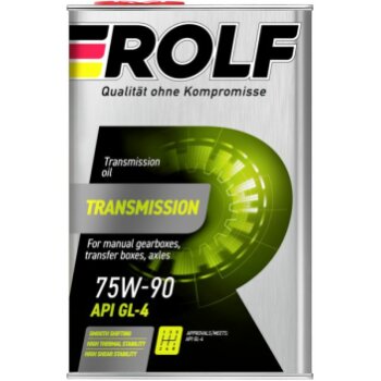 Transmission SAE 75W-90 API GL-4 (4л) масло трансмиссионое ROLF 322309