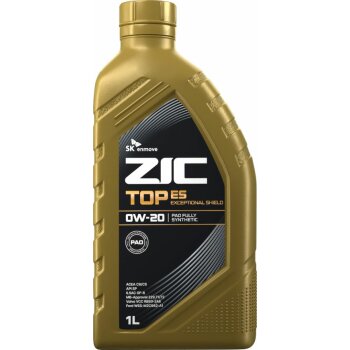 Масло моторное ZIC TOP ES 0w20 SP, ACEA С6/C5, ILSAC GF-6A (унив. синт. с ПАО и пакетом Low SAPS) 1л (1/12)