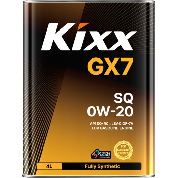Масло моторное KIXX G1 / GX7 0W20 SP/GF-6A / SQ синтетика 4л (1/4)