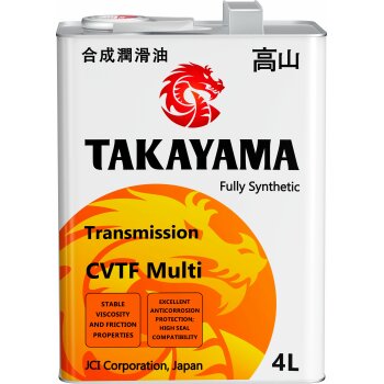 Жидкость для вариатора  Transmission CVTF Multi 4л (1/4) TAKAYAMA 101304