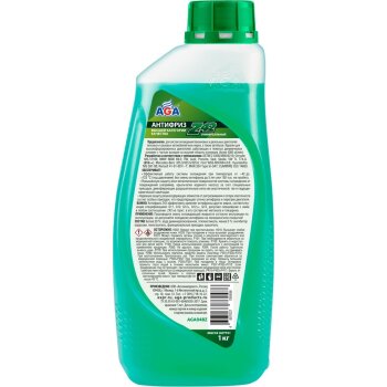 Антифриз AGA G12++ зеленый -42С 1кг (1/10)