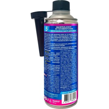 Присадка в топл. AGA Удалитель влаги, бут. 335мл (1/12)