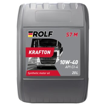 Масло моторное  KRAFTON S7 M 10W40 CI-4 E4/E7-12 синтетика 20л ROLF 102849