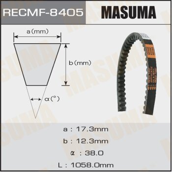 Ремень клиновый рк8405 17x1058 мм MASUMA 8405
