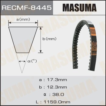 Ремень клиновый MASUMA рк8445 17х1168 мм MASUMA 8445