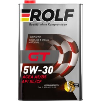 Масло моторное синтетическое 1л металл ROLF 323149