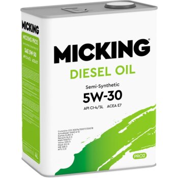 Масло моторное MIСKING PRO2 5W30 CI-4/SL полусинтетика 4л (1/6) MICKING M1195