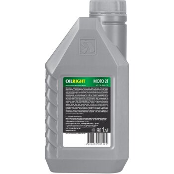 Масло двухтактное OILRIGHT 2т МГД-14М (API TB) минеральное 1л (1/8)