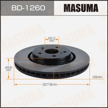 Диск тормозной  front LEXUS MASUMA BD1260